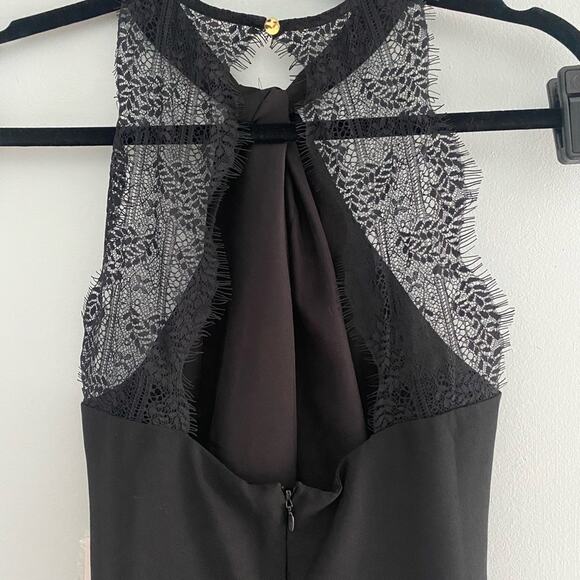 NWT CeCe black lace mini dress size 0 - Picture 2 of 4